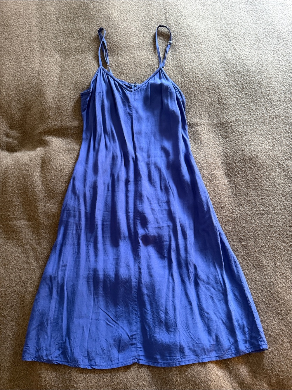 United Colors Of Benetton Blue Slip Dress
